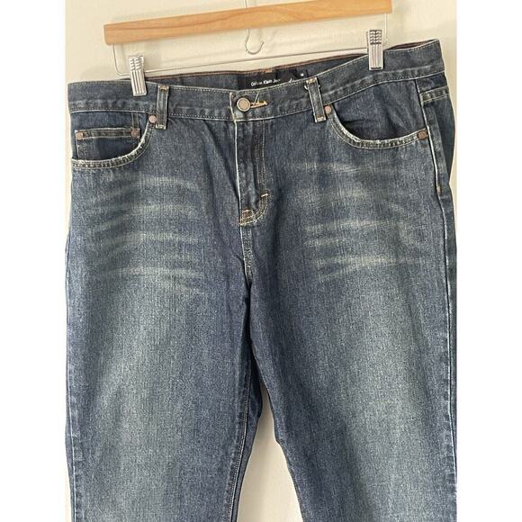 Calvin Klein Flare Jeans Womens Size 16 Blue Medium Wash Denim Mid Rise - Picture 2 of 13